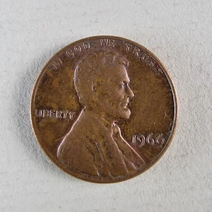 1966 Penny..!! Keine Neuauflage...!! Verdoppelungsfehlermünze...!! - Bild 1 von 5