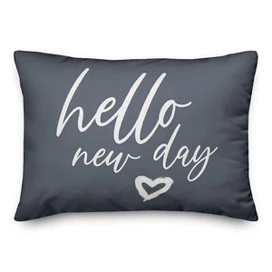 Creative Products Hello New Day Slate 20 x 14 Indoor / Outdoor Pillow - Picture 1 of 3