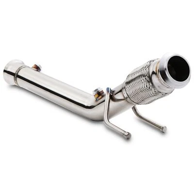 SCARICO INOX RACE TUBO FLESSIBILE ANTERIORE DECAT PER PEUGEOT PUG 206 16V 180 CV - Immagine 1 di 4