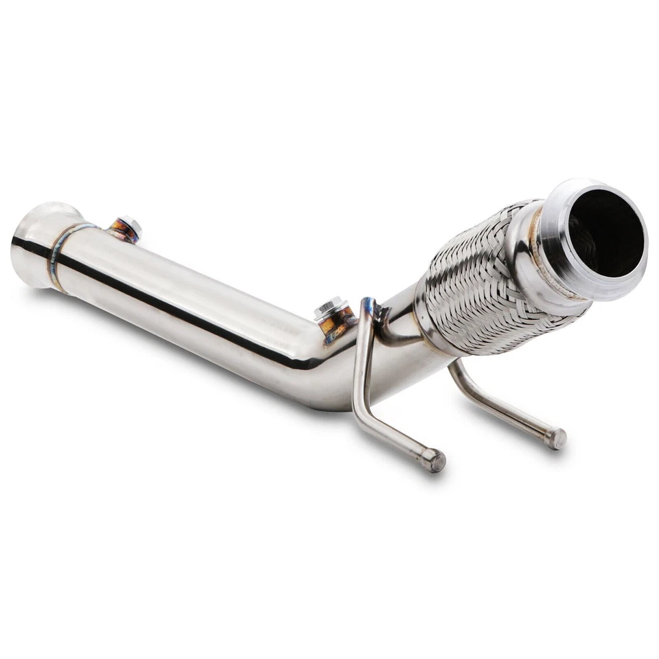 SCARICO INOX RACE TUBO FLESSIBILE ANTERIORE DECAT PER PEUGEOT PUG 206 16V 180 CV - Immagine 1 di 4