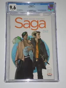 Saga 1 (2012 Imagen) CGC 9.6 1st Marko, Alana, Hazel, Prince Robot, The Will - Imagen 1 de 2