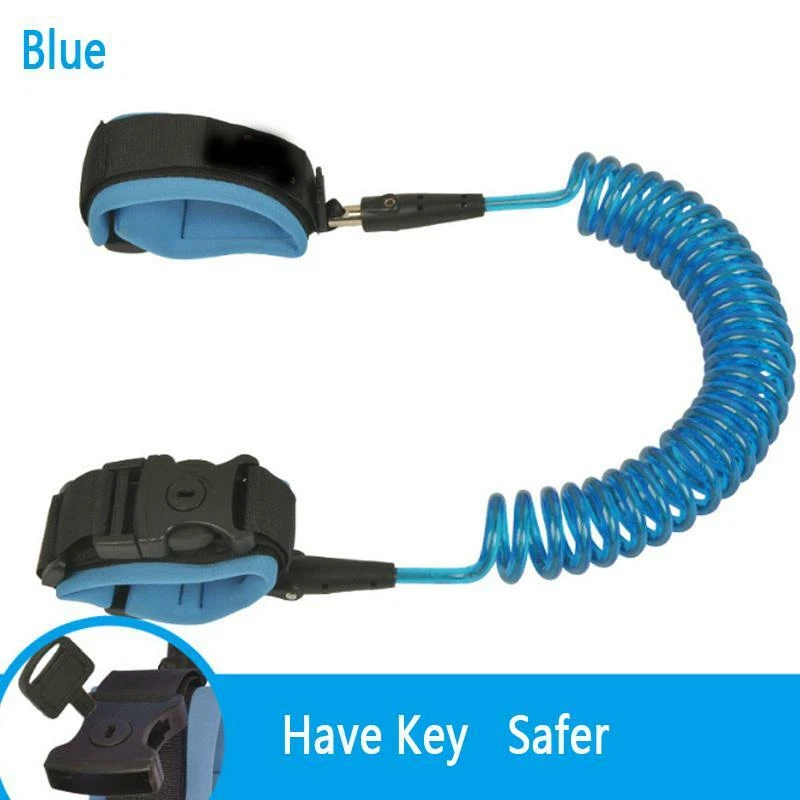 Kids Safety Leash Anti Lost Key Wrist Strap Baby Walk Child Toddler Link Harness - Image 1 of 4
