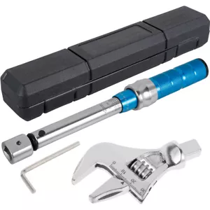 1-2pcs Digital Adjustable Torque Wrench 5-25 NM 30mm Open End Spanner Hand Tool❂ - Picture 1 of 11