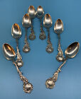 Shiebler Rococo Sterling Silver Tablespoons with No Monogram (LOT OF 8)