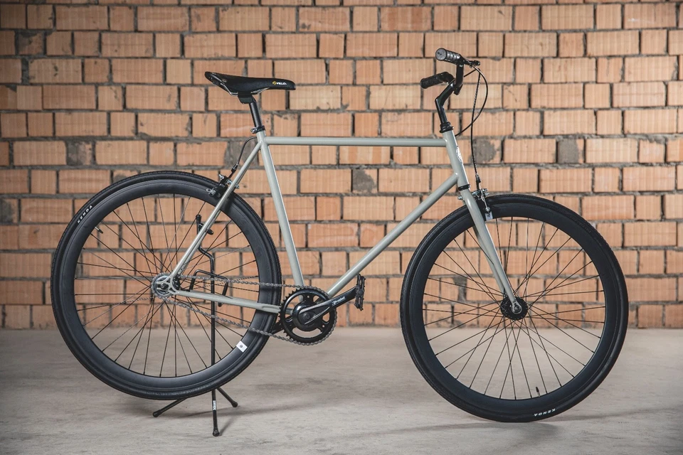 BICI BICICLETTA FISSA CITY BIKE DETROIT 28 SCATTO FISSO SINGLE SPEED VINTAGE - Bild 1 von 4