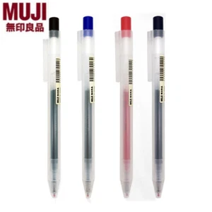 5/10 piezas Muji Gel Ink Ballpoint Press Pen 0,5 mm MUJI Gel Ink Press bolígrafo - Imagen 1 de 15