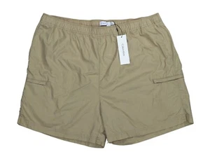 Calvin Klein 100% Cotton Poplin 5" Inseam Elastic Waist Men's Shorts NWT - Picture 1 of 5