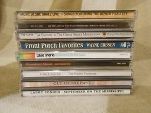 Lot (9) Bluegrass Smoky Mountain Dulcimer Appalachian Music CDs Some Rare Finds - Picture 1 of 15