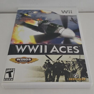 WWII Aces (Nintendo Wii, 2008) CIB Complete with Manual - Image 1 of 4