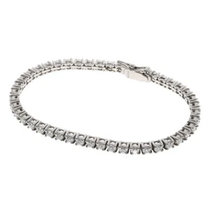 3ct Diamond Bracelet Platinum PT950 11.9g - Picture 1 of 5