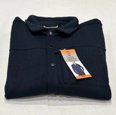 Suéter de vellón para hombre Rugged Elements, azul, talla XXL Foto 1 de 4