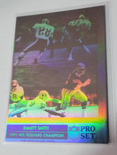 EMMITT SMITH 1992 Pro Set Rushing Champ Hologram Insert #ES4.   COWBOYS