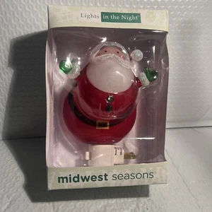Lights in the Night by Midwest CBK - WOBBLE SANTA Night Light-MW-NL-C-105559 MIB - Picture 1 of 6