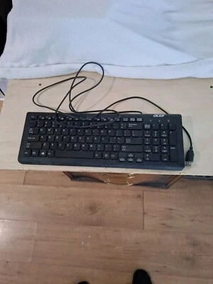 ACER computer Wired Keyboard USB  DKUSB1K03P  Black  Excellent  Condition - Image 1 of 4