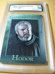 HODOR 2012 GAME OF THRONES # 41 GRADED 10 L@@@K - Picture 1 of 1