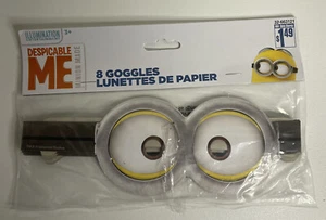 Despicable Me 8 Gafas NUEVAS Minions Feliz Cumpleaños Fiesta Suministros Regalos Máscara - Imagen 1 de 5