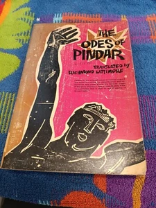 The Odes of Pindar 1959 Vintage Trade Paperback Book Lattimore ~ Phoenix Poetry - Foto 1 di 3