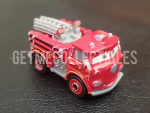 DISNEY PIXAR CARS MINI RACERS RED FIRE TRUCK 2024 #44 FREE SHIP $15+ - Picture 1 of 3
