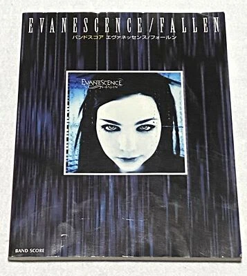 Evanescence Fallen Band Score Japan Guitar Bass Drums Vocal TAB Music Book - Image 1 of 4