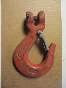 CM Clevlok Sling Hook with Latch 3/8" 658319 Columbus McKinnon WLL 7100# - Picture 1 of 4