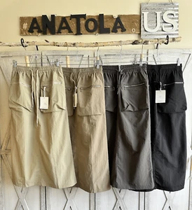 Women's Cargo Midi Skirt Free Size (Small - Medium) - Picture 1 of 1