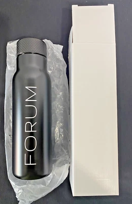 H2GO TREAD 25 oz Water Bottle SINGLE WALL 18/8 Stainless Steel BRANDED FORUM