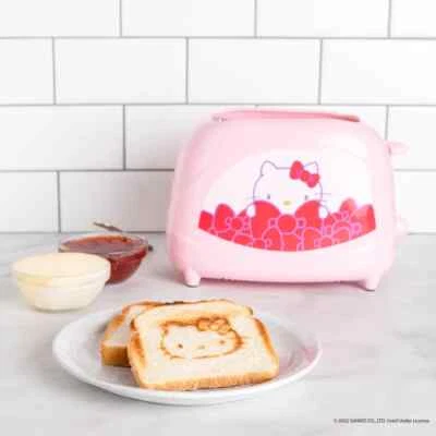 Uncanny Brands Hello Kitty Empire-Toaster mit zwei Scheiben - Bild 1 von 4