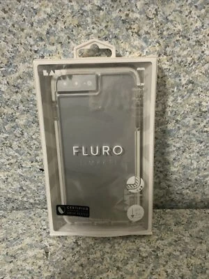 ☀️ LAUT For iPhone 8 Plus/7 Plus/6 Plus Case Fluro Pastels White Clear - Image 1 of 2