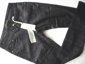 Revers Jean Gr. 36 stretch dunkles violett glänzend - Bild 1 von 4
