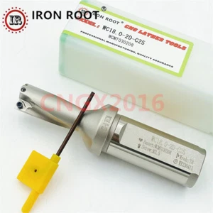 IRONROOT 1P C25-2D19 WC03 CNC Turning Milling Tool Indexable Drill U Drill WCMX - Picture 1 of 6