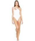 L*Space Ridin' High Ribbed Phoebe Classic One-Piece Cream 8