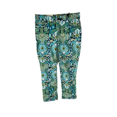 Jones New York Jeans Capri Pants Womens 2P Navy Sea Chelsea Cuffed Slimming NWT - Image 1 of 4