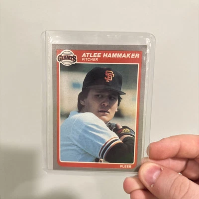 1985 Fleer - Atlee Hammaker #608 - Image 1 of 4
