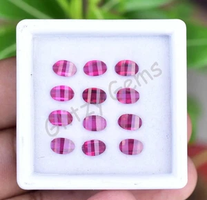Makellose 12 Stck. Natürlicher Roter Rubin Ausgefallen 6,20 mm Zertifiziert Lose Edelsteine - Bild 1 von 7
