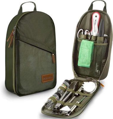 12 Piece Camp Kitchen Cooking Utensil Set Travel Organizer Grill Accessories Po - Image 1 of 4