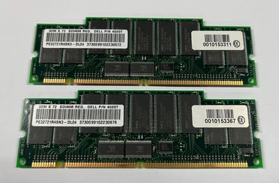 Dell 512MB (256MB x 2) Registered ECC SDRAM PC-100 Server Memory 4020T - Image 1 of 3