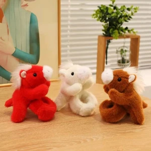 Kawaii Horse Clapper Wrist Strap Cute Cartoon Horse Wrist Band  Horse Ornament - Picture 1 of 15