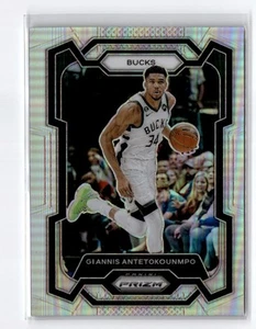 2023-24 Panini Prizm Giannis Antetokounmpo Silver 103 Parallel Bucks - Bild 1 von 2