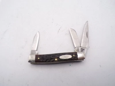 Faca de aço inoxidável Case 1986 pequena Stockman 63032SS - Imagem 1 de 3