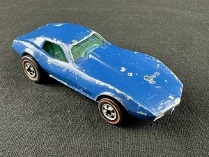 Hot Wheels Redline Corvette Stingray 1975 Chrome - Kid Painted! - Imagen 1 de 8