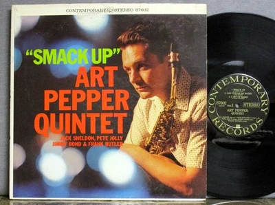 Art Pepper Smack Up Contemporary S7602 Original Black Lbl Stereo VG++ - Imagem 1 de 4
