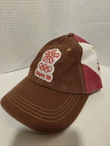 Gorra gorra con licencia OSFA Calgary Canadá 1988 Juegos Olímpicos de Invierno para hombre no vintage - Imagen 1 de 4