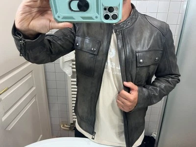 BELSTAFF Leather Jacket GANGSTER sample version unique not rare M 48 ITA - Image 1 of 4