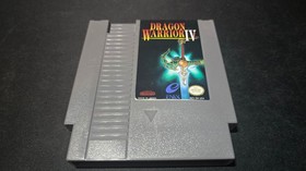 Dragon Warrior IV 4 Enix Authentic Nintendo NES EXMT condition game cartridge