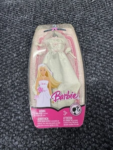 Barbie Fashion Fever Partykleid 2008 #N4863 weiß Brautkleid - Bild 1 von 2