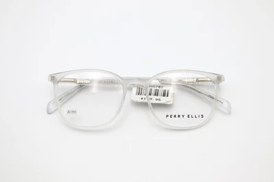 PERRY ELLIS PE 433-3 Cristal Cepillado 51-18-140 Monturas de Gafas Bisagras Flexibles A389 Foto 1 de 4