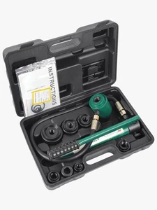 Hydraulischer Ausklopflocher Elektro Rohr Lochschneider Set KO Werkzeugsatz 1/2 T... - Bild 1 von 5