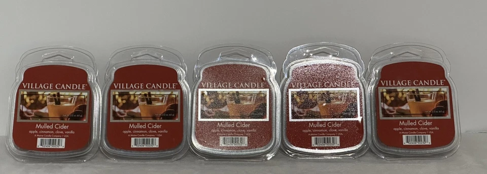 5 paquetes de cera para velas Village se derrite aroma a sidra manzana canela clavo 2,2ea EE. UU. Foto 1 de 1