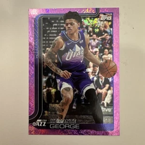 2025-26 Topps Sand Glitter Pink- Keyonte George #131 - Picture 1 of 3