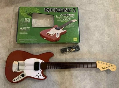 Fender Mustang Pro-Guitar Rock Band 3 (XBOX 360 Rockband) Boxed Great Condition  - Image 1 of 4